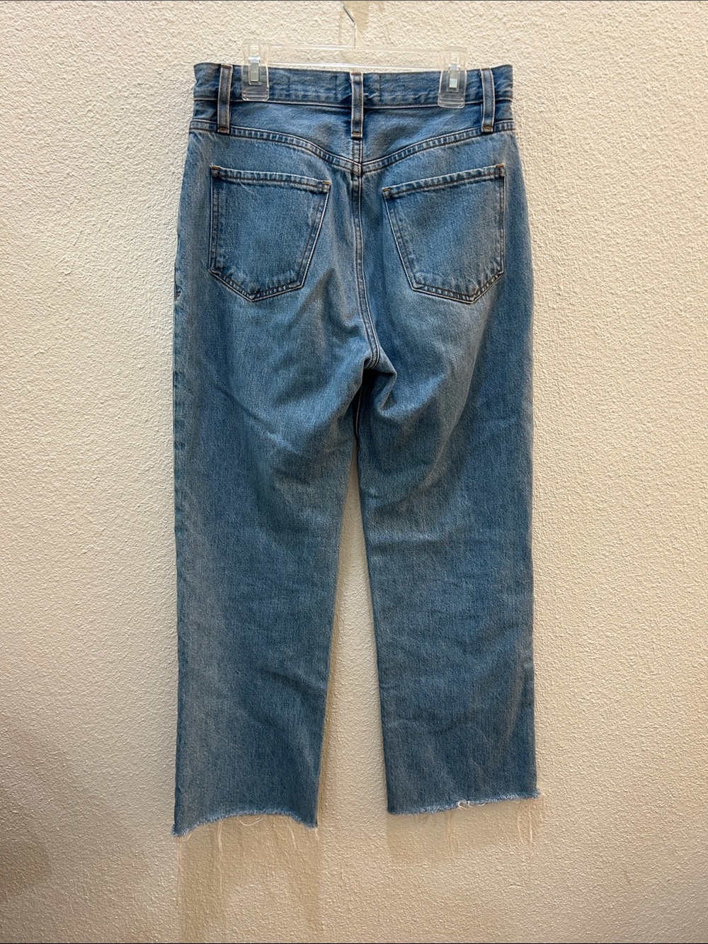 FRAME Le Jane Crop Raw Fray Jean Size 25 - Picture 9 of 16